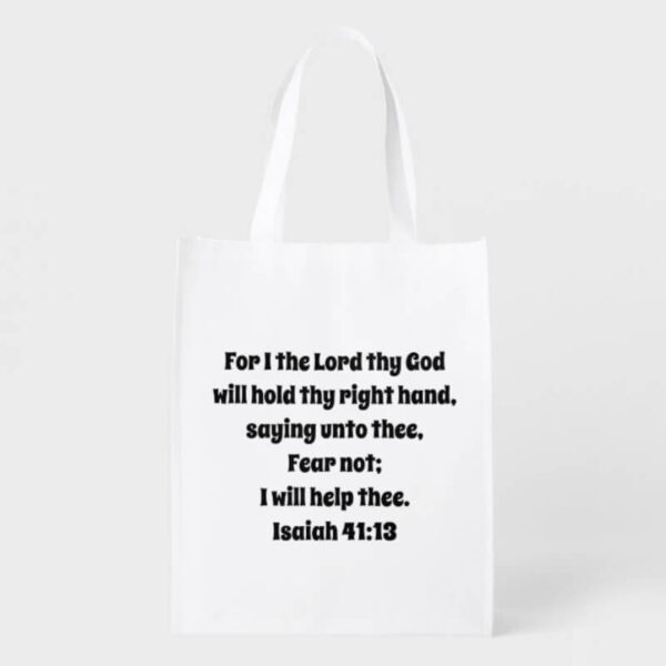 Scripture Grocery Bag